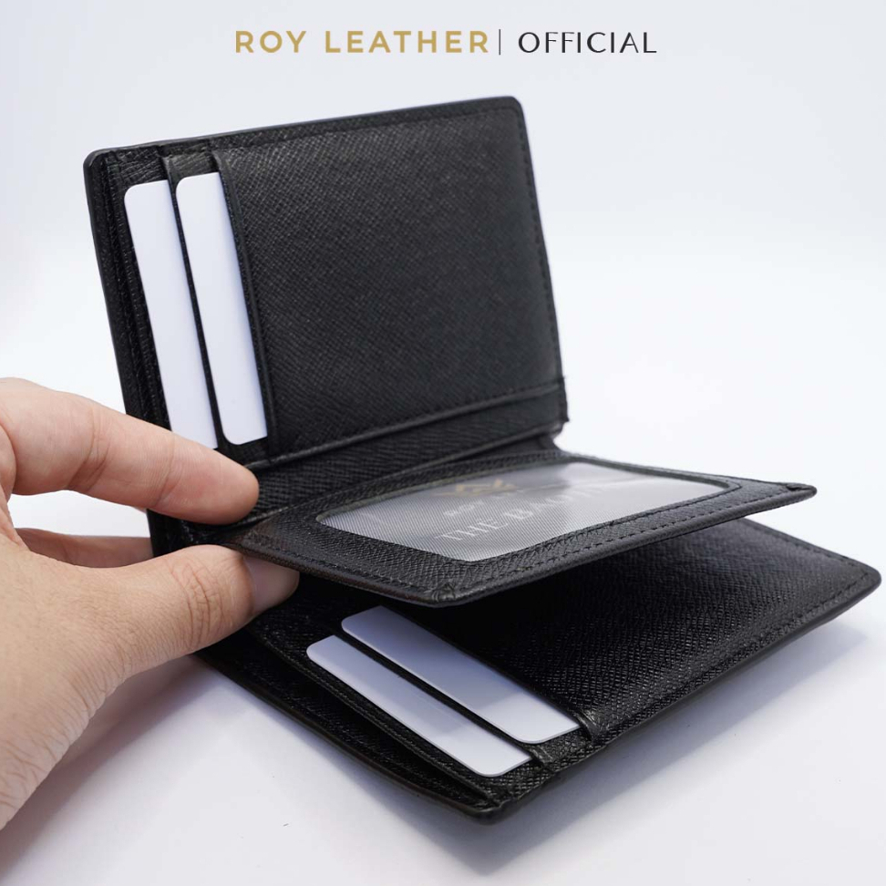 Ví nam da Saffiano cao cấp V102- Roy Leather bảo hành 1 năm