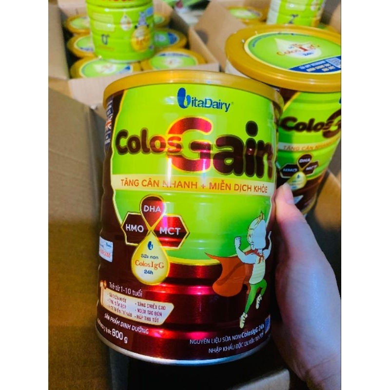 Sữa colosgain[freeship] đủ số 0/1 loại 800g