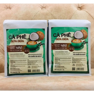 2 túi 500gr _ cà phê sữa dừa coconut coffee 4in1 - tinh túy cà phê việt_ thơm ngon, đánh tan mọi giác quan...👍