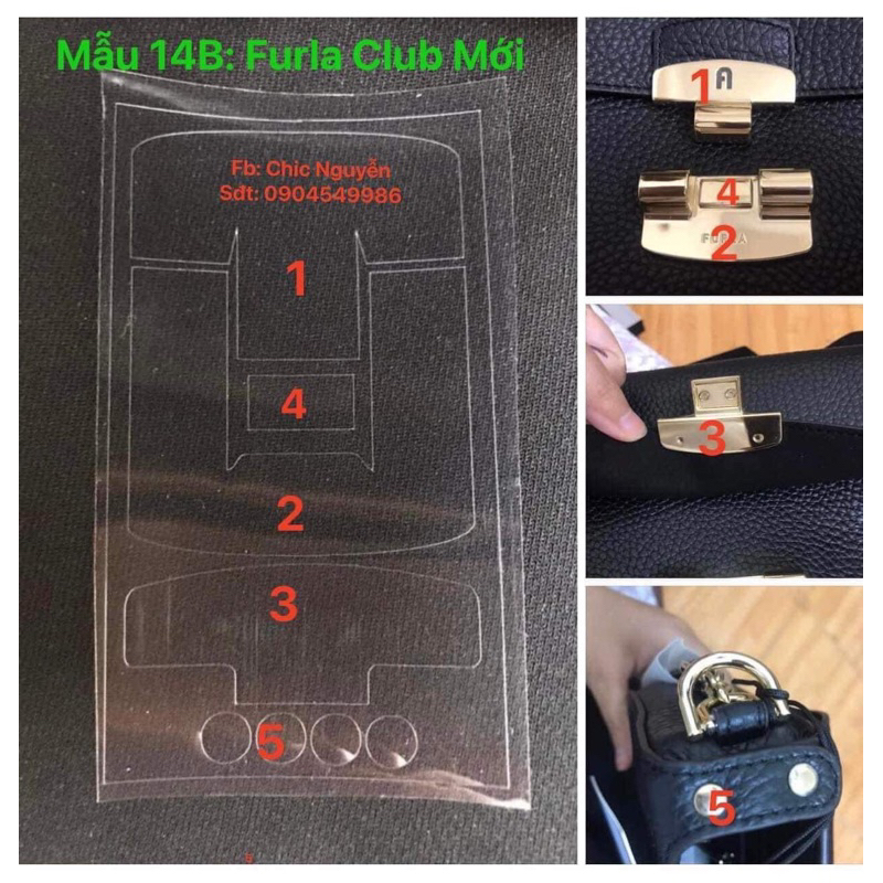 Miếng dán khoá F.u.La Club mới