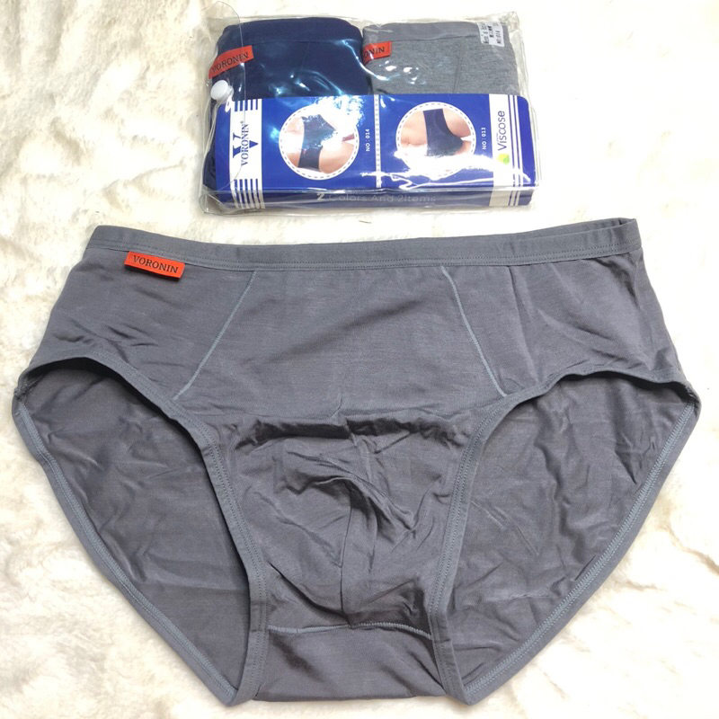 Combo 2 Quần lót nam cotton cao cấp lưng 1cm, quần sịp nam tam giác