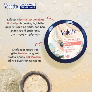 Mặt nạ đất sét Vedette Clay Mask 145g