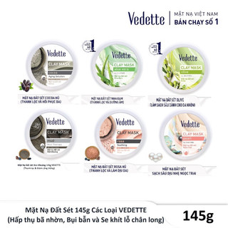 Mặt nạ đất sét Vedette Clay Mask 145g