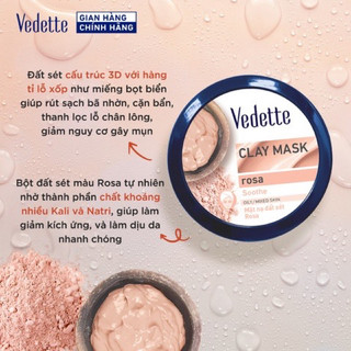 Mặt nạ đất sét Vedette Clay Mask 145g