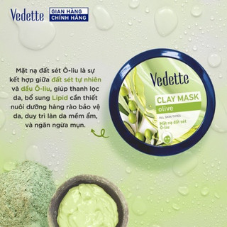 Mặt nạ đất sét Vedette Clay Mask 145g
