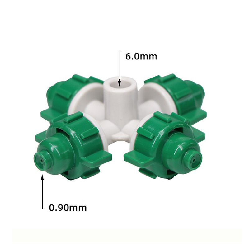 Béc tưới lan 4 hướng, béc tưới lan, béc tưới nấm, béc tưới rau mầm và làm mát cho nhà màng