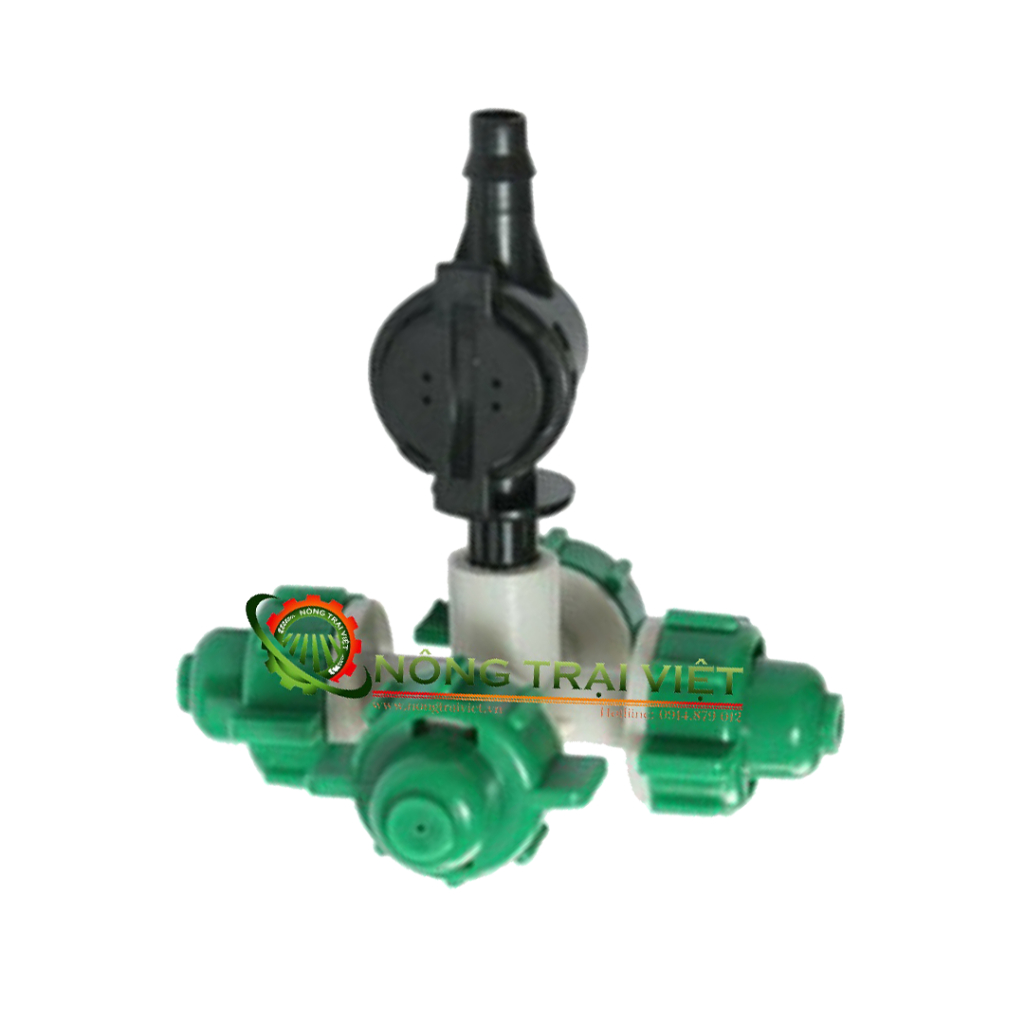 Béc tưới lan 4 hướng, béc tưới lan, béc tưới nấm, béc tưới rau mầm và làm mát cho nhà màng
