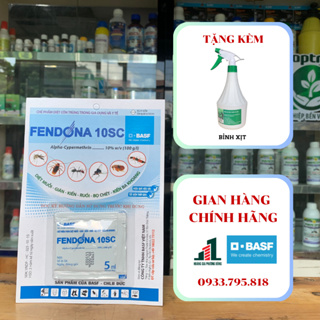 Fendona 10SC - Thuốc diệt côn trùng ruồi muỗi kiến gián.... vỉ nhỏ 5ml