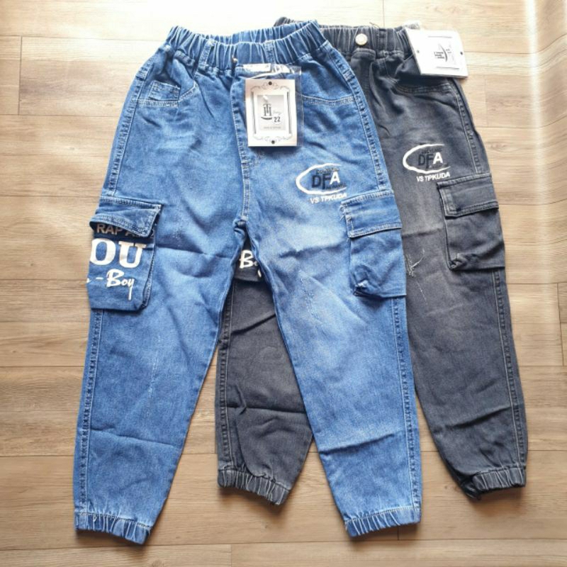JEANS BÉ TRAI {20-25KG} Quần bò bo gấu bé trai size nhỡ (Lớp 1,2)