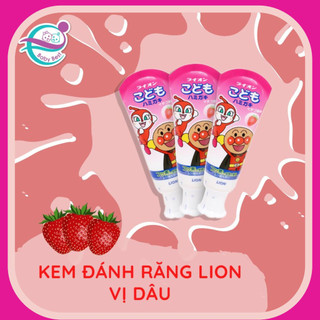 Kem đánh răng trẻ em Nhật Lion