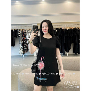 Váy thêu hạc hồng sm