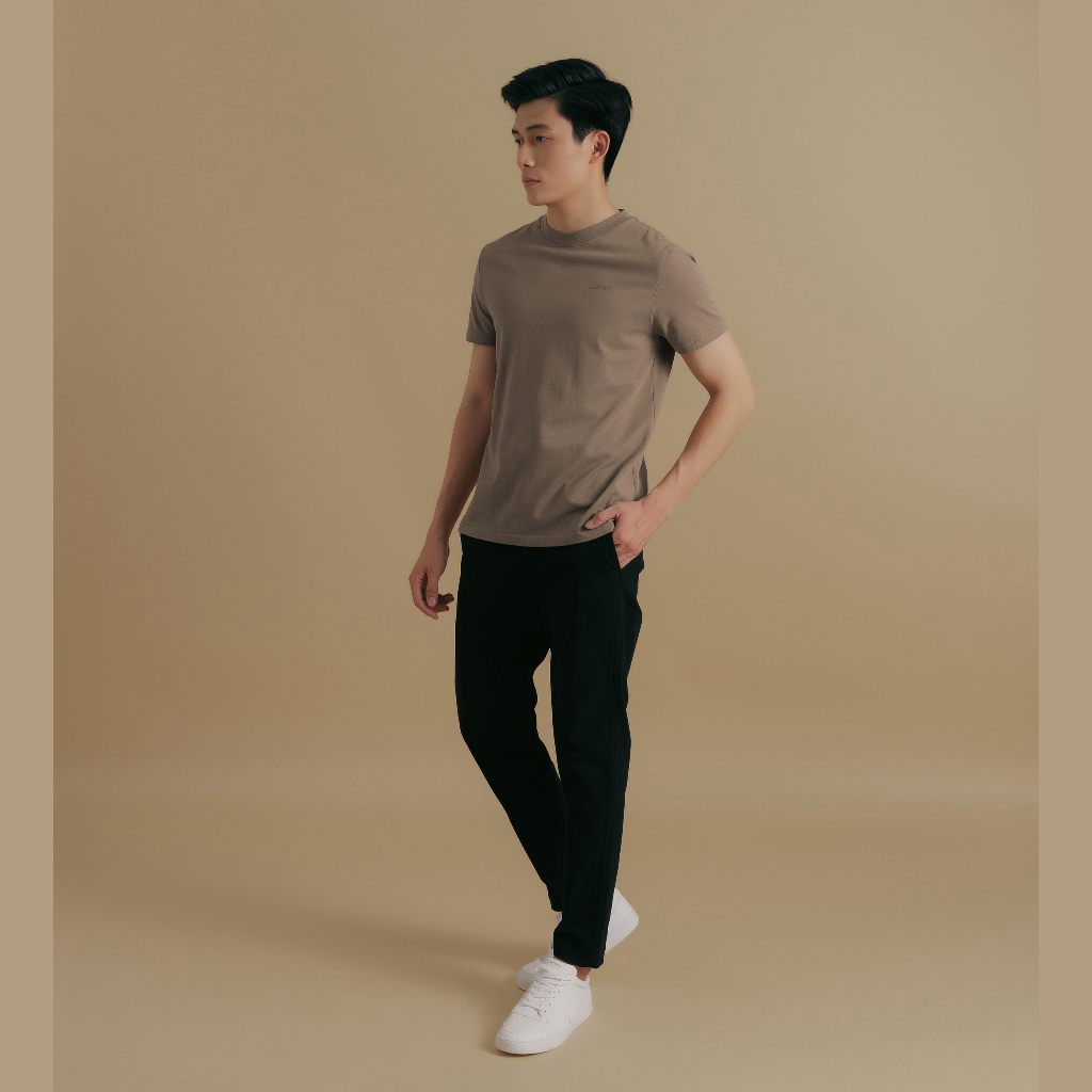 [Mã FATREND2810 giảm đến 30k tối đa 99k] Áo thun nam cổ tròn basic cotton Premium COREZ trẻ trung, lịch lãm LEEVUS AT24