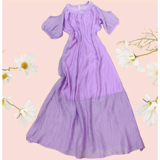 ĐẦM MAXI THIẾT KẾ HỞ VAI
