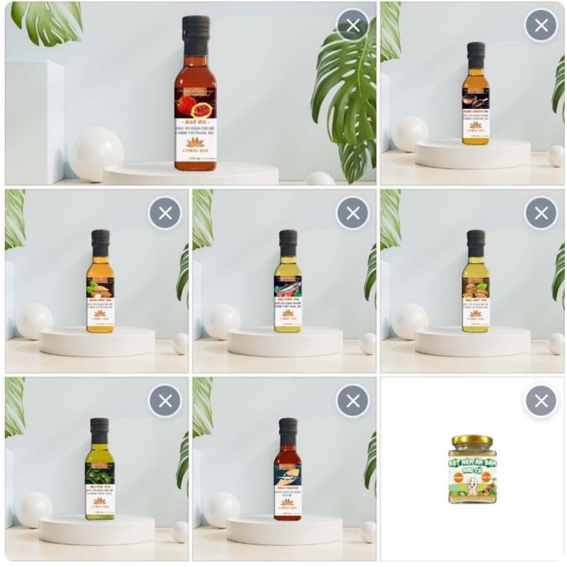 Dầu ăn Corbi cho bé đủ vị