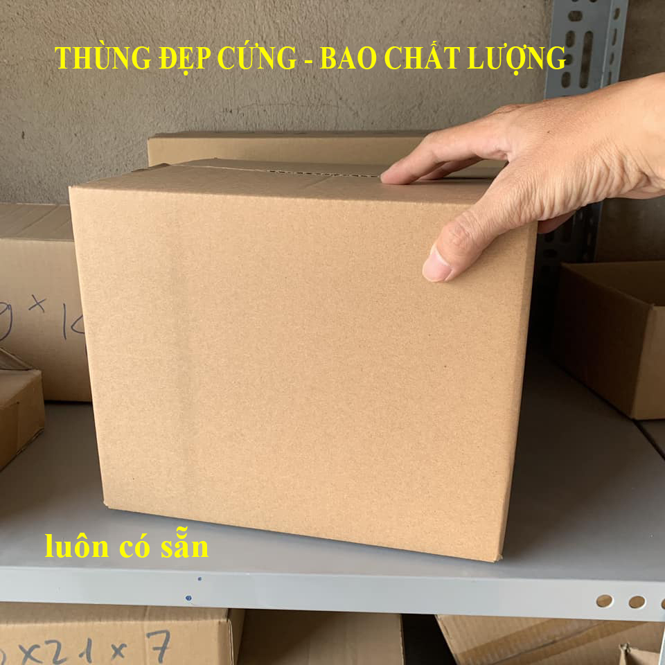 Hộp carton đóng hàng, hộp giấy thùng carton gói hàng tại Gumato, nhiêu size - số lượng 1 cái