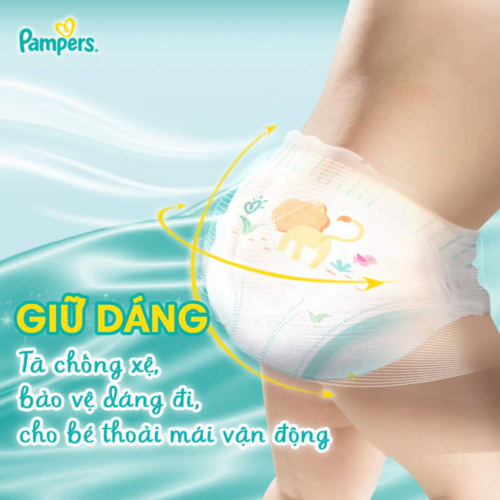 Combo 2 Tã/ Bỉm Quần PAMPERS Giữ Dáng Gói Đại Size M60/ L54/ XL48/ XXL44