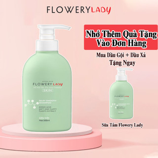 Dầu gội nước hoa muối biển Flowery LADY 500ml