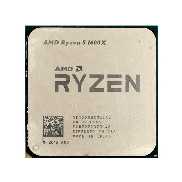 CPU AMD RYZEN 5 1600 và Ryzen 5 1600X, 6 nhân 12 luồng, hàng cũ tháo máy