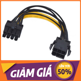 Cáp chuyển nguồn từ 6 Pin sang 8 Pin cho VGA - Dây chuẩn