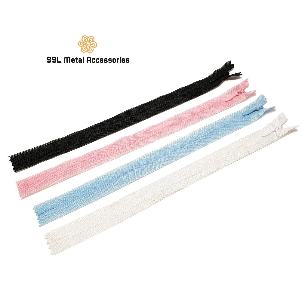 Dây kéo giọt nước YKK chính hãng nhiều màu dùng may áo dài, váy, đầm,.size 25cm, 40cm zipper 580#/501# /513# /143#