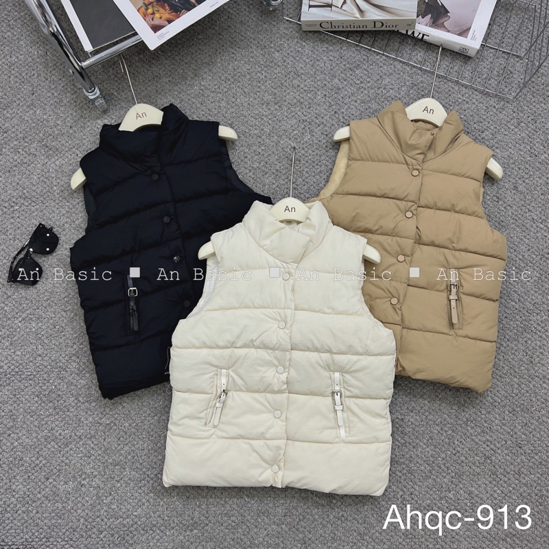 _Áo Gile Nhung Tăm Hàng QC