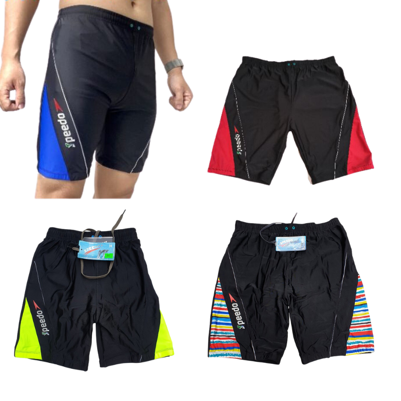 Quần Bơi Nam Lửng Chất Thun Lạnh Cao Cấp Kiểu Dáng Thể Thao - Giao Màu Ngẫu Nhiên