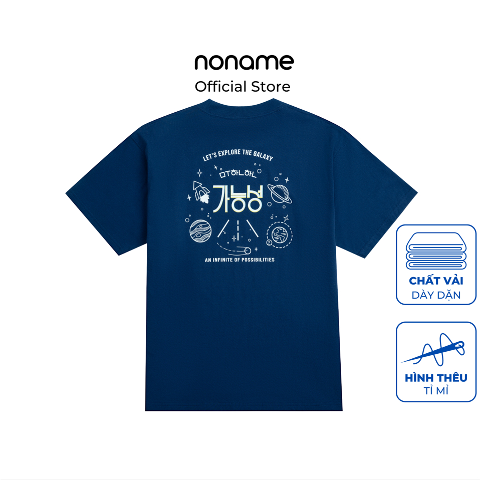 Áo Thun Unisex Oversize noname Explore the Galaxy /Navy_NNRAD6001D590