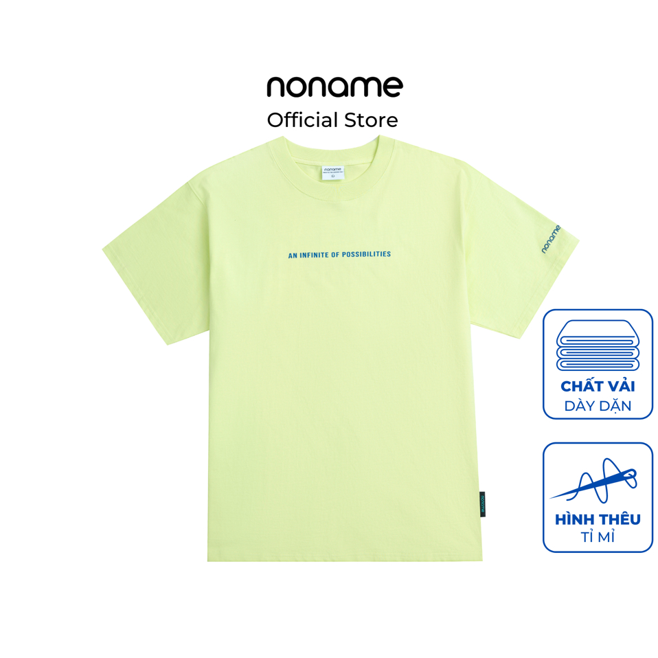 Áo Thun Unisex Oversize noname Explore the Galaxy /Light Yellow_NNRAD6001D310