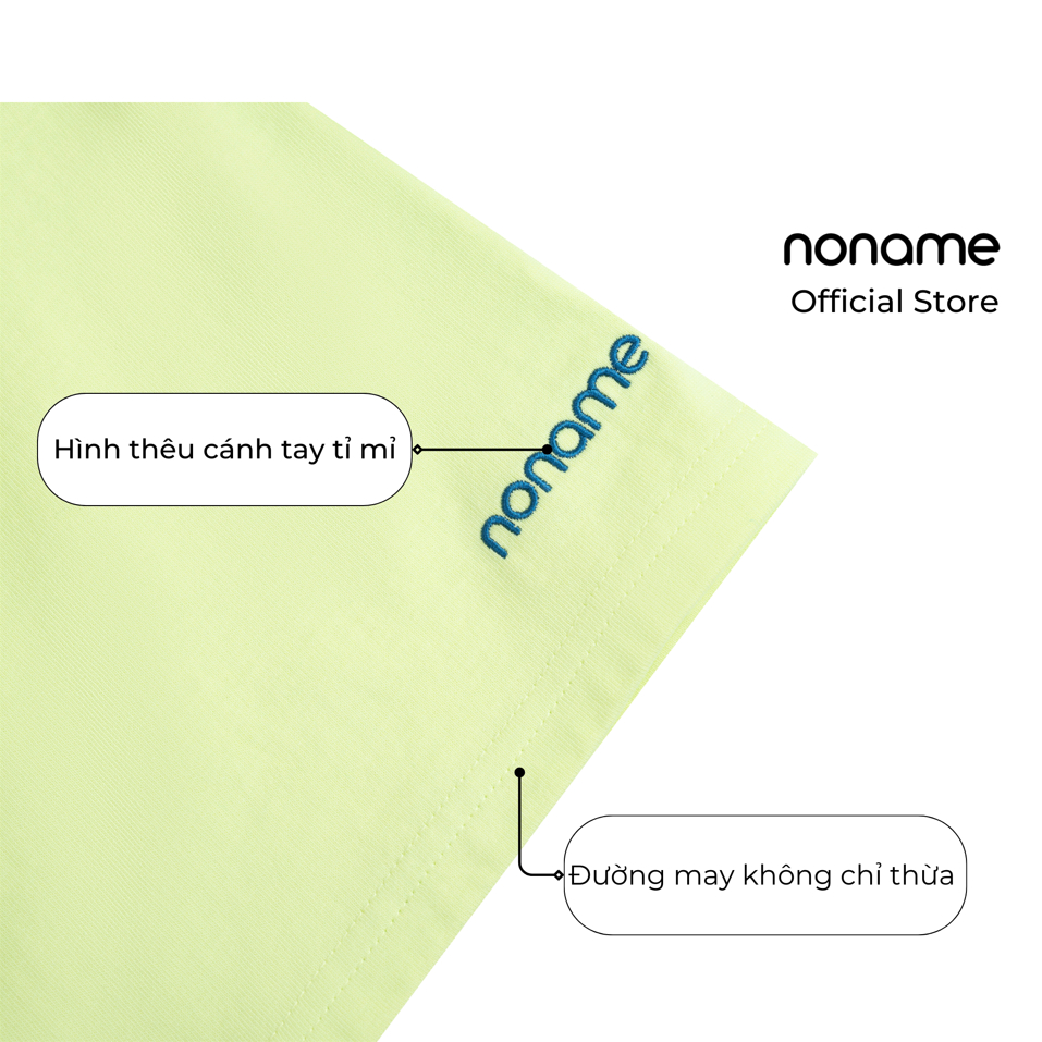 Áo Thun Unisex Oversize noname Explore the Galaxy /Light Yellow_NNRAD6001D310