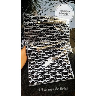 Lót túi may sẵn ngàn 30cm x11cm 1 ngăn phụ.