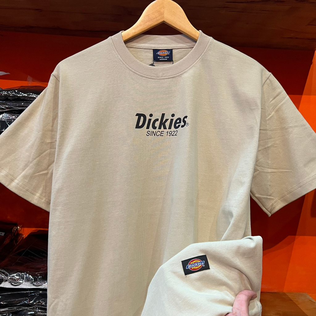 Áo thun nam nữ unisex Dickies basic in ngực, chất cotton 100% chính hãng - Helistore