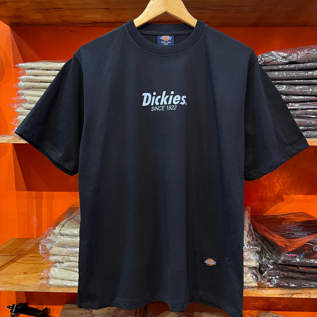 Áo thun nam nữ unisex Dickies basic in ngực, chất cotton 100% chính hãng - Helistore