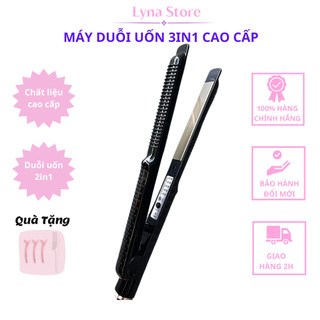 Máy duỗi tóc, kẹp thẳng, ép thẳng tóc, uốn cúp làm tóc xoăn lọn đa năng 3in1