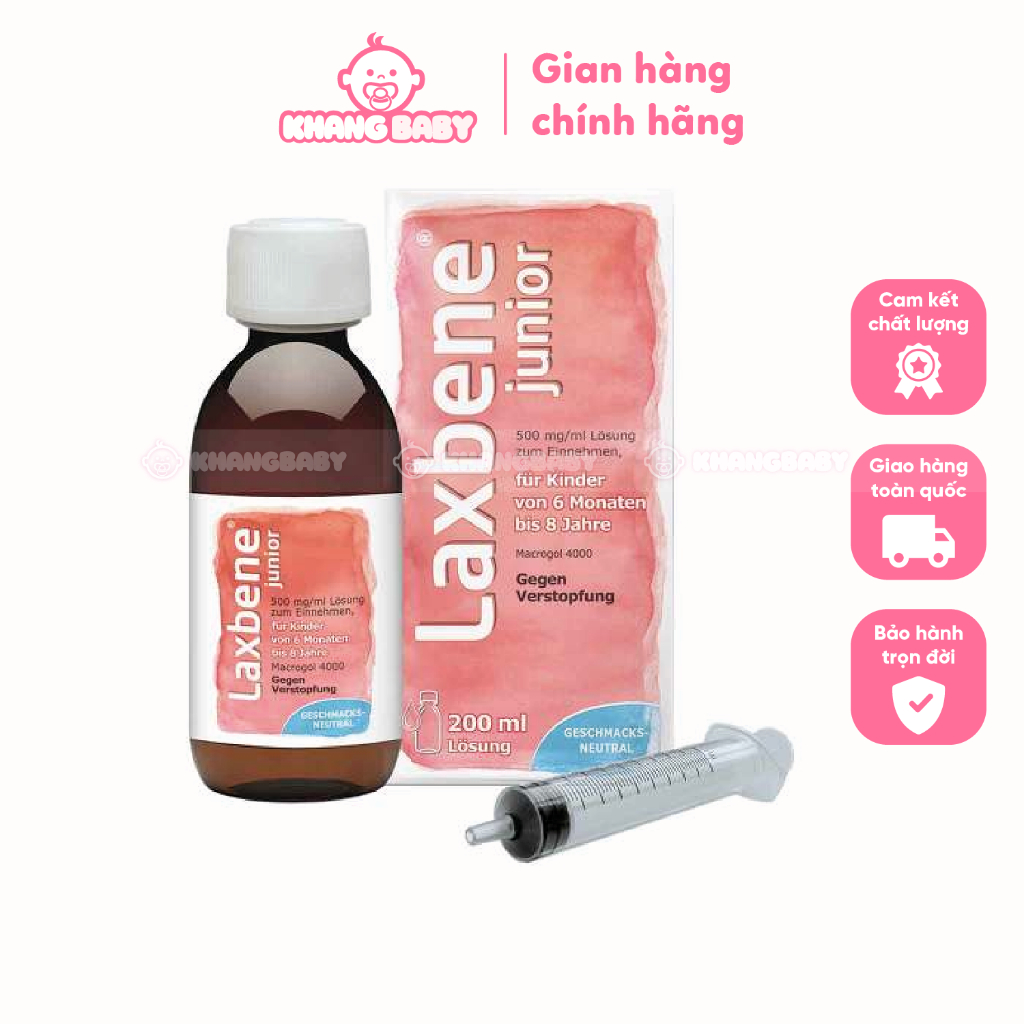 Siro Laxbene Junior Đức 200ml - Shop Khang Baby
