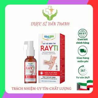 Xịt vệ sinh tay RAYTI giúp làm sạch ống tai lọ 20ml