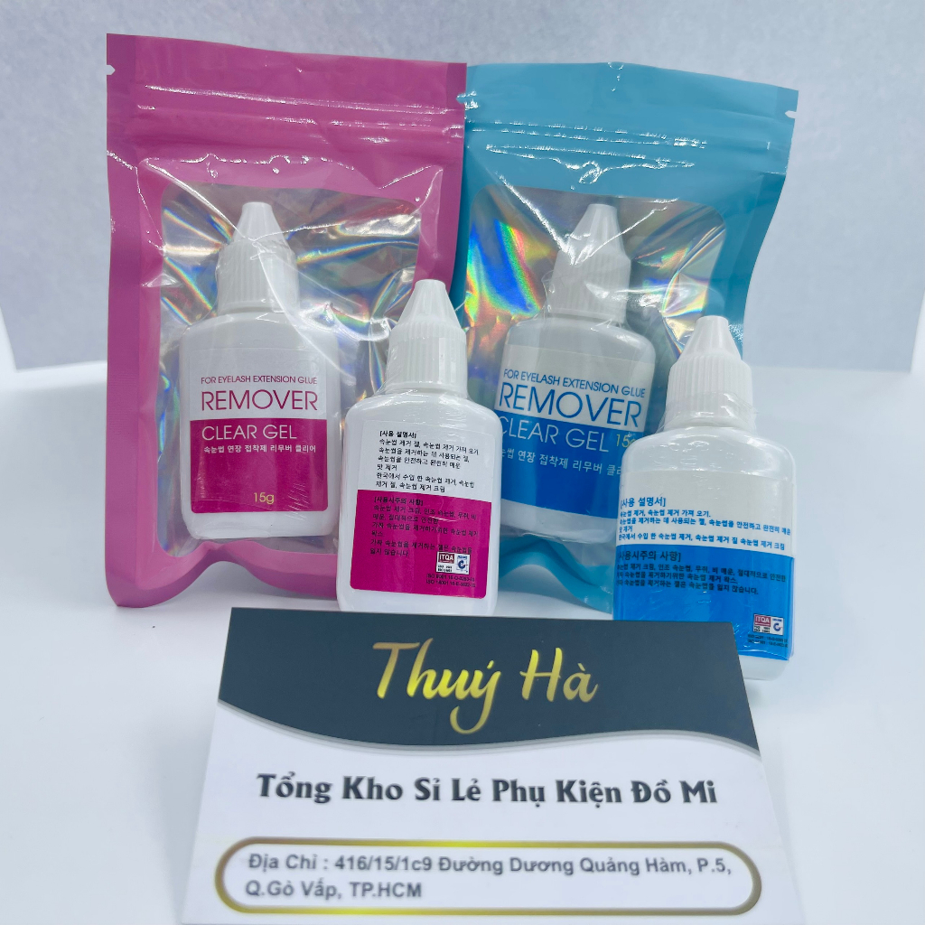 Gel tháo mi xanh remover clear gel_DỤNG CỤ NỐI MI_THÚY HÀ