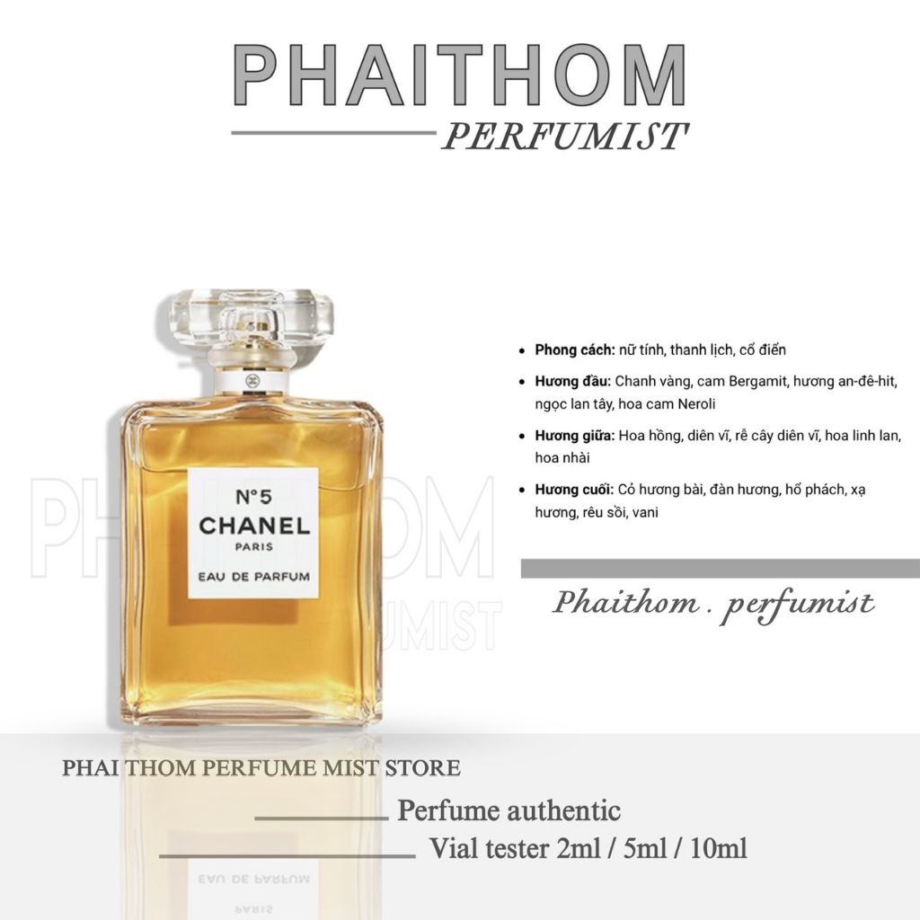 🌟 𝐏𝐇𝐀𝐈𝐓𝐇𝐎𝐌 🌟 N°5 EDP Holiday 2021 Limited | Nước hoa nữ 🌟