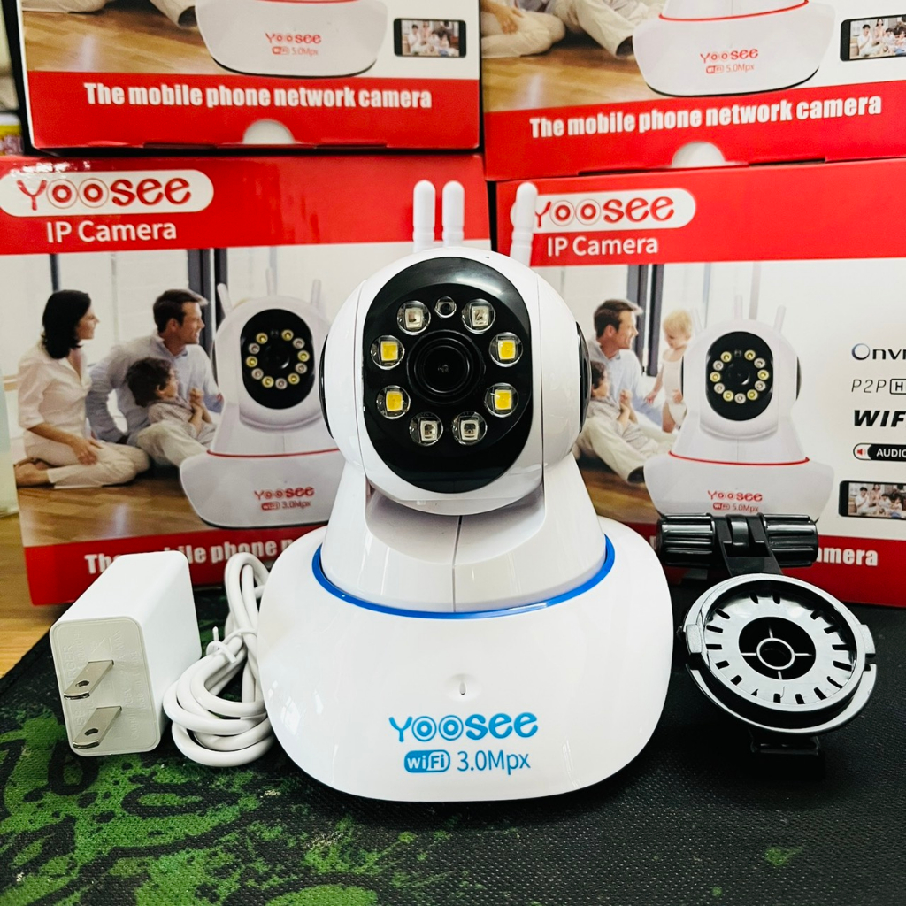 Camera Ip YooSee 3 Râu Full HD 2.0Mpx 1080p Tiếng Việt Mới