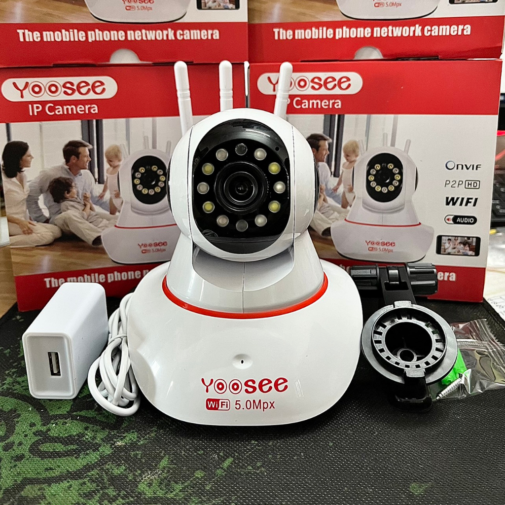 Camera Ip YooSee 3 Râu Full HD 2.0Mpx 1080p Tiếng Việt Mới