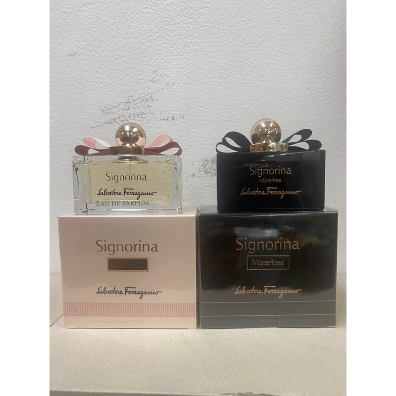 Nước hoa nữ Salvatore Ferragamo Signorina Edp và Misteriosa Edp 100ml.Fullbox