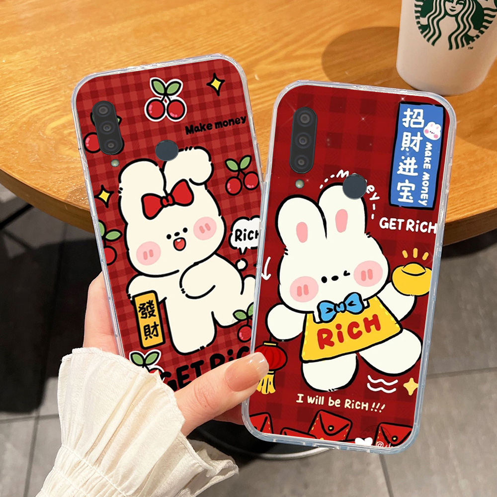 Ốp lưng vsmart Joy 3 / vsmart Joy3 plus / vsmart joy 3+ in hình thỏ dâu cute