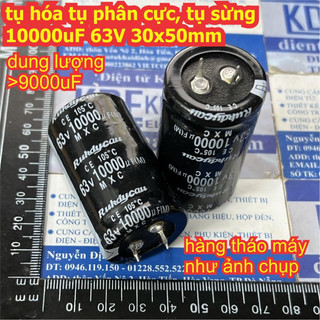 Tụ hóa tụ phân cực tụ sừng chân ngắn 10000uf 63v 30x50mm 30x40mm kde5646