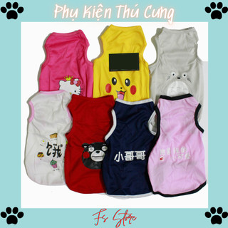 Đồ cho chó, Áo cho chó mèo mùa hè, thú cưng 0.5 - 10kg, A18