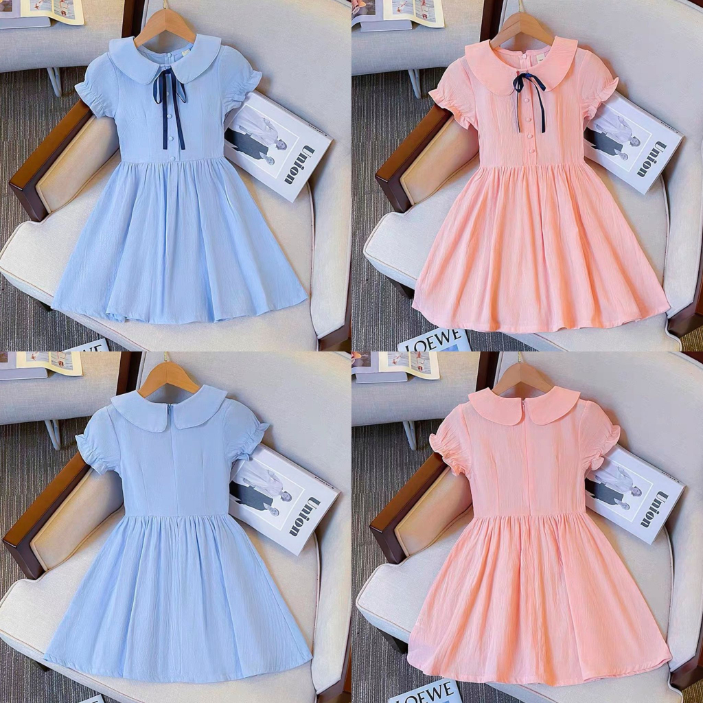 VÁY ĐŨI BABYDOLL DÁNG XÒE DỄ THƯƠNG CHO BÉ size từ 12 đến 40kg