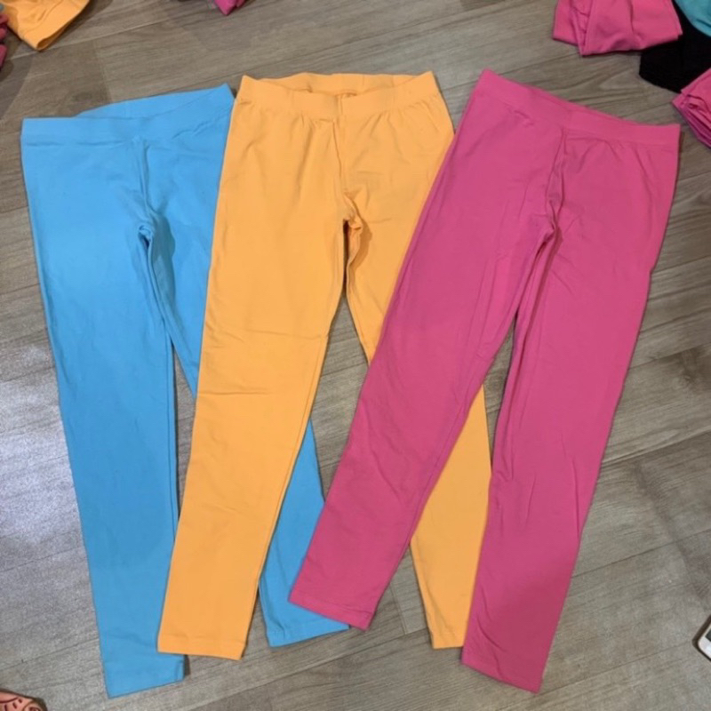 Quần legging cotton bé gái nhỡ hàng dư