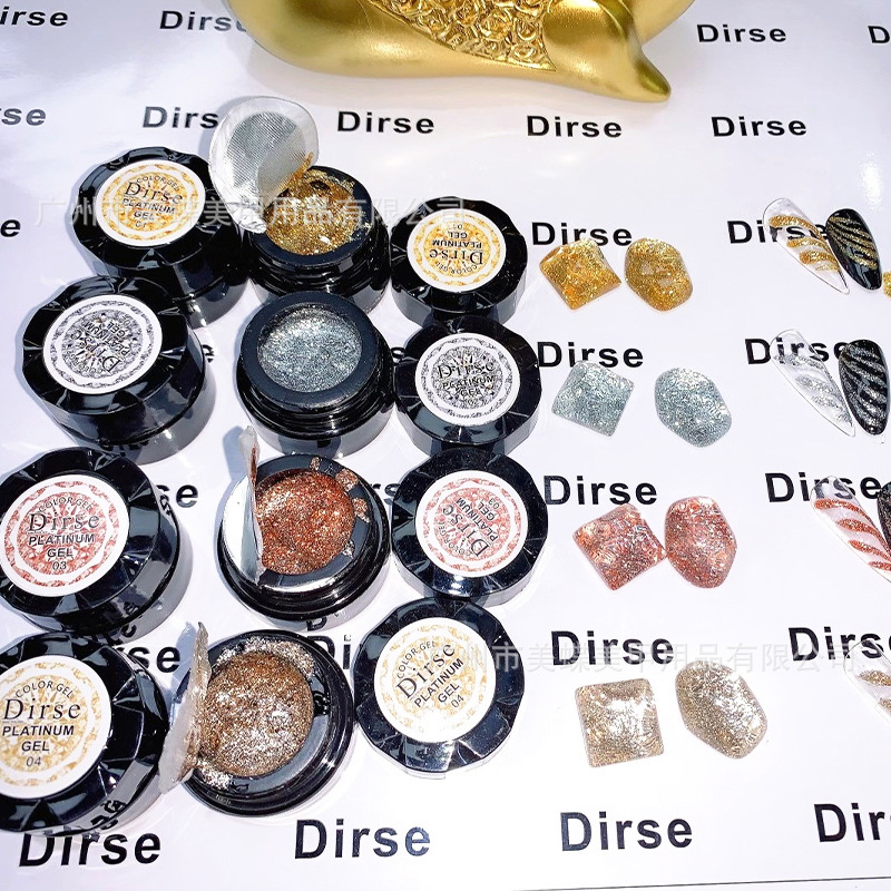 Gel nhũ viền móng siêu sáng, Nhũ Viền Đặc Huaxi Platinum