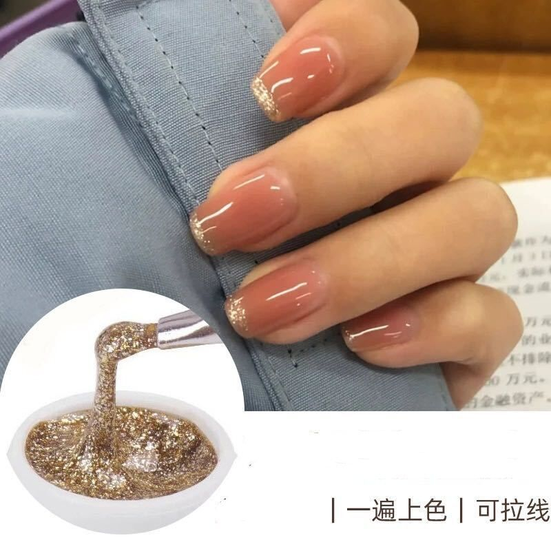 Gel nhũ viền móng siêu sáng, Nhũ Viền Đặc Huaxi Platinum