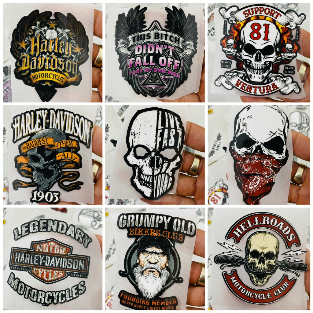 Hình Ủi Nhiệt, Decal Nhiệt KTS - Biker 5 - Poseidon.est2019