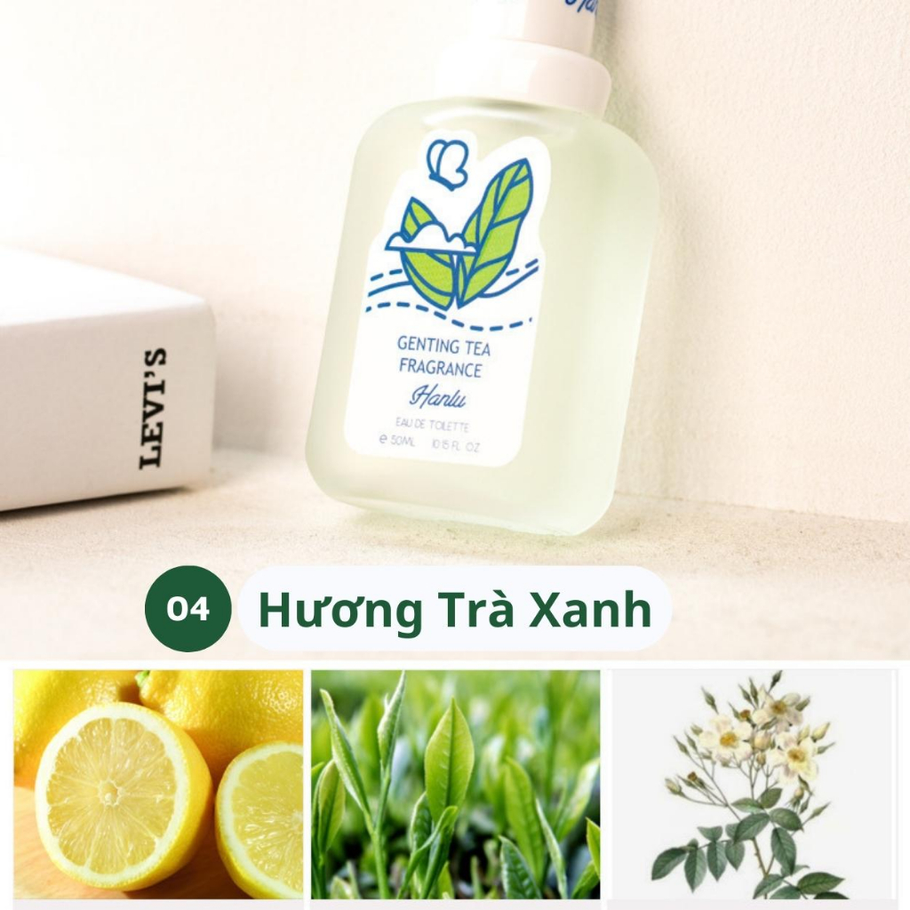 Bodymist Nam Nữ HanLu Chính Hãng, Xịt Thơm Body Mist 50ml Hương Trái Cây Ngọt Ngào Nhẹ Nhàng Siêu Quyến Rũ