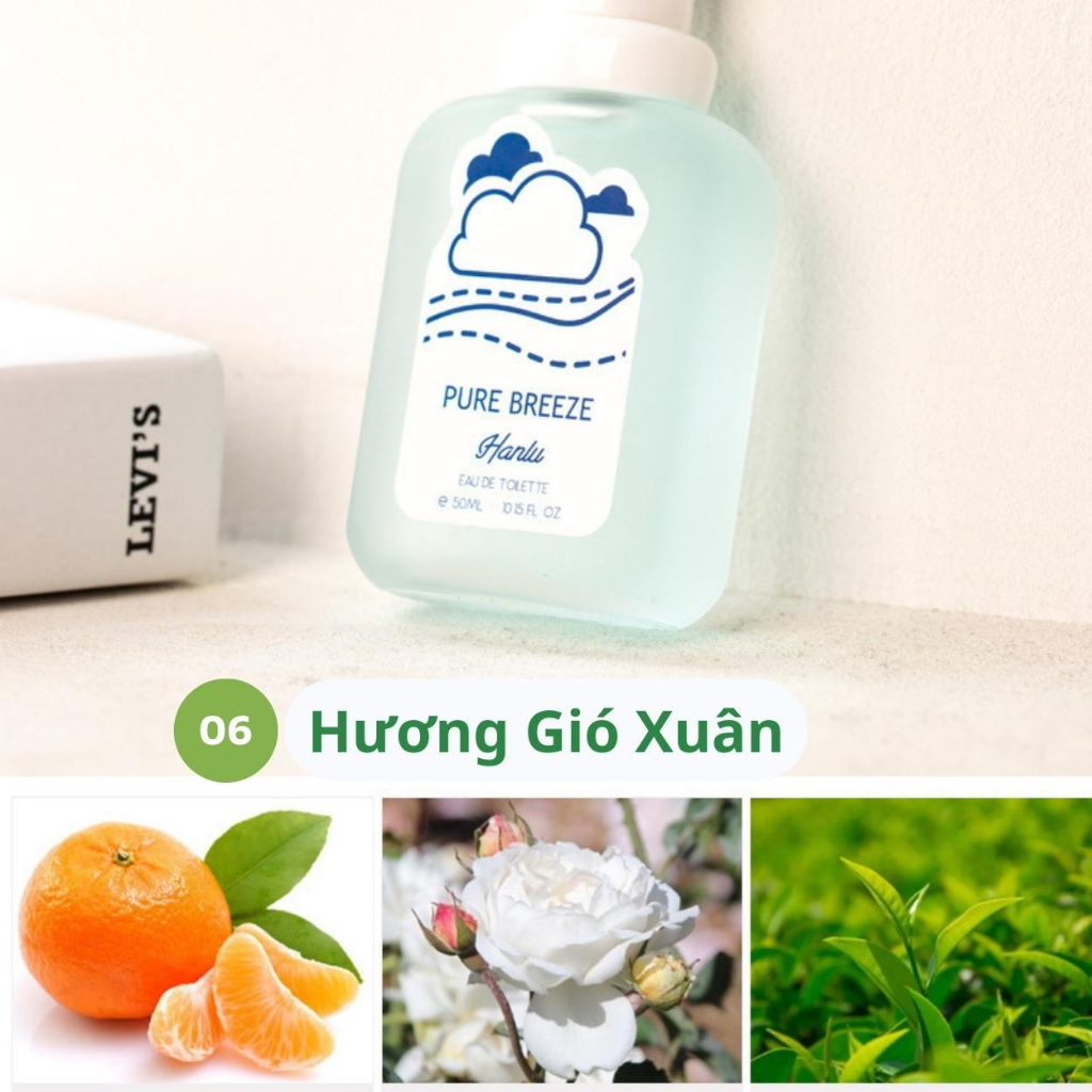 Bodymist Nam Nữ HanLu Chính Hãng, Xịt Thơm Body Mist 50ml Hương Trái Cây Ngọt Ngào Nhẹ Nhàng Siêu Quyến Rũ